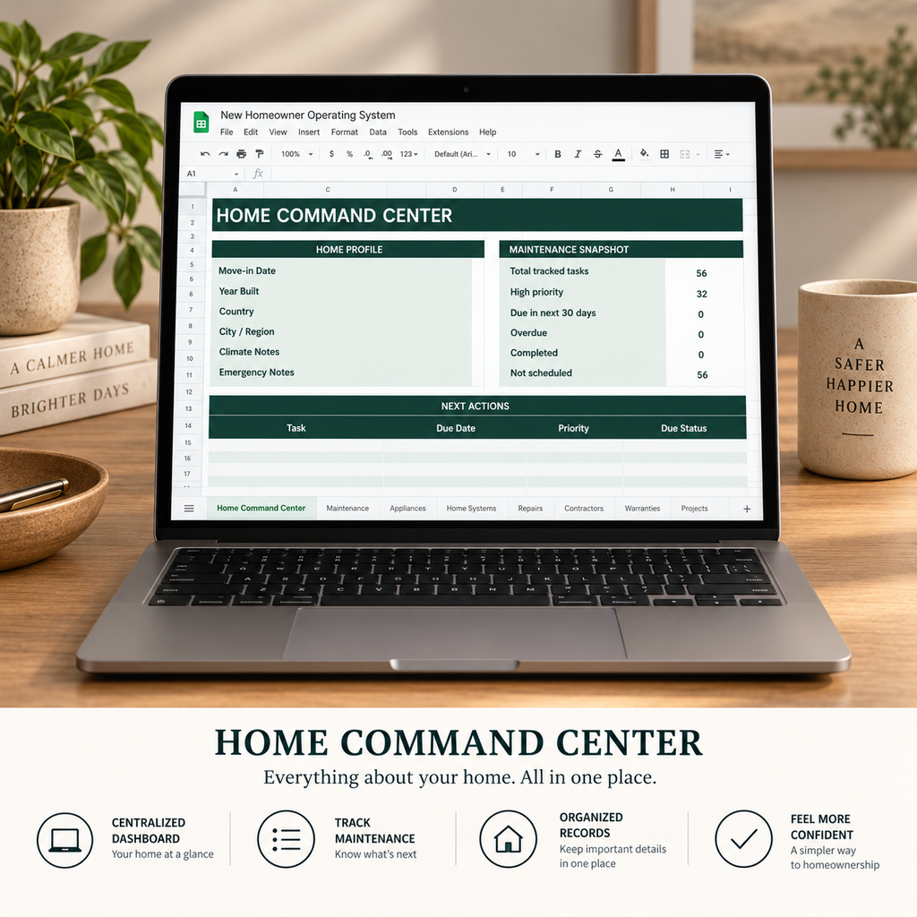 New Homeowner Operating System